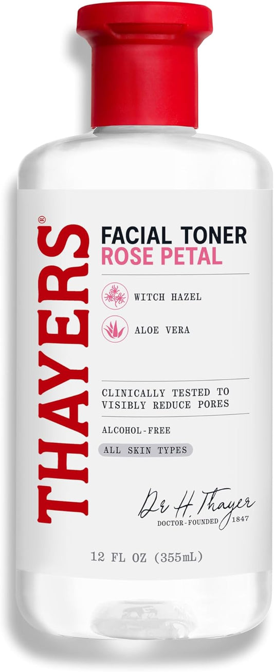 Thayers Witch Hazel Facial Gentle Rose Petal Toner Lotion with Organic Aloe Vera 355 ML