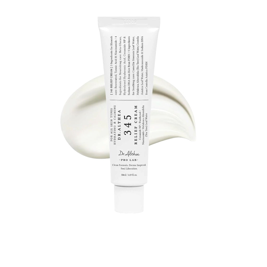 Dr Althea 345 Relief Cream Moisturizer for Soothing Recovery and Blemish Care - 50ml