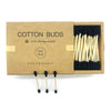 Eco-Friendly Bamboo Cotton Buds, 200 Black Biodegradable Cotton Swabs, Plastic-Free Ear Buds for Beauty, Makeup, Cleaning & Personal Care